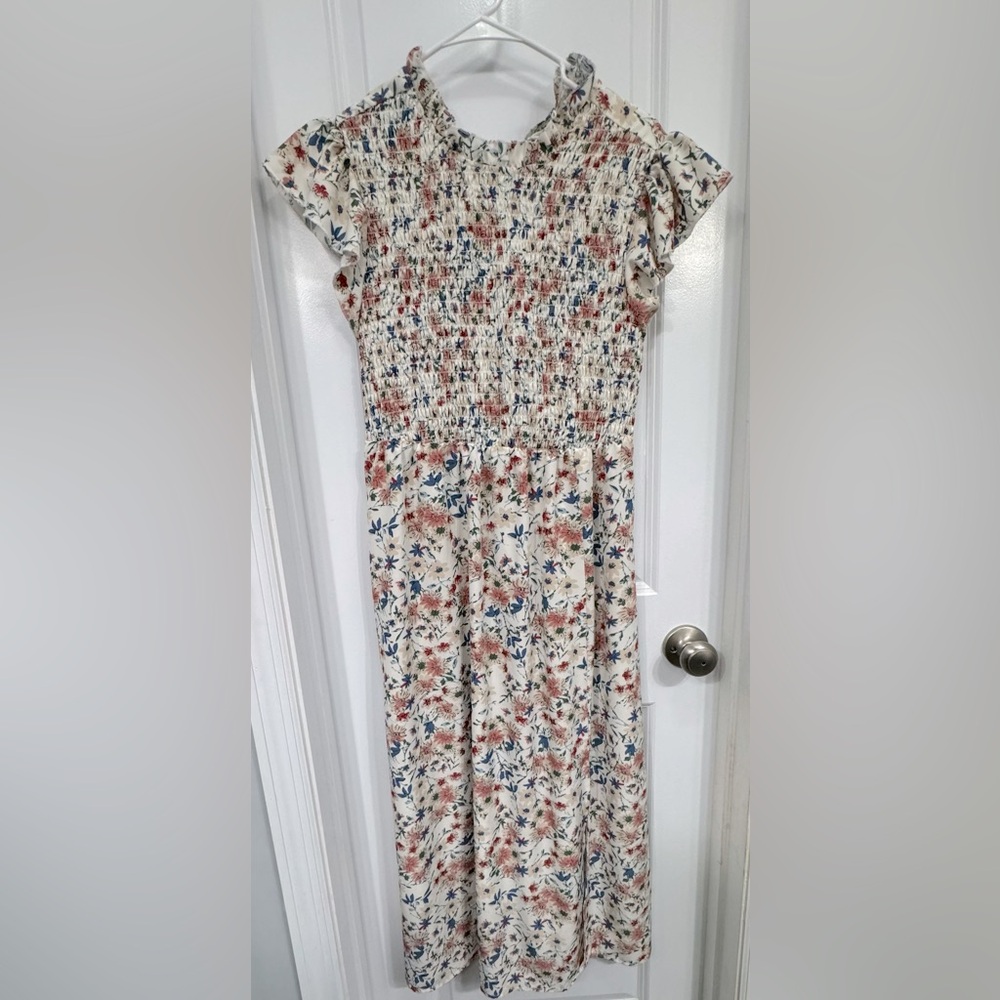 Floral midi dress